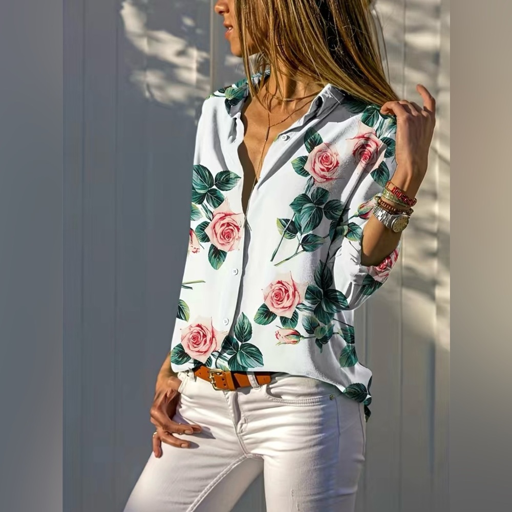 Jane Chic Designs Rose Stem Blouse